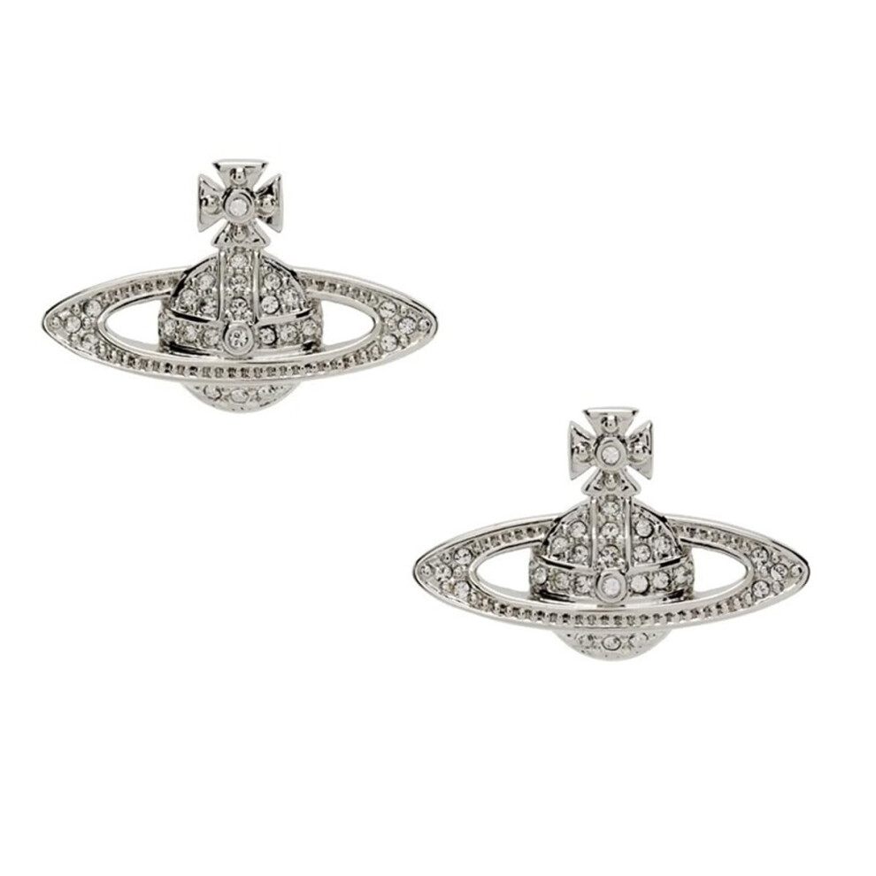 Silver Saturn Earrings Planet Stud Earrings for Women Aesthetic Earring for Mothers Day Cubic Zirconia Earrings Studs Space Earrings Jewelry Gifts for