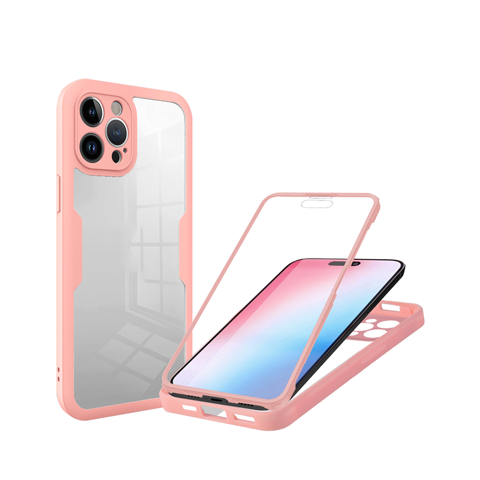 (, For Galaxy A05) Luxury 360 Full Body Shockproof Protective Case Fo Pink 931287675899