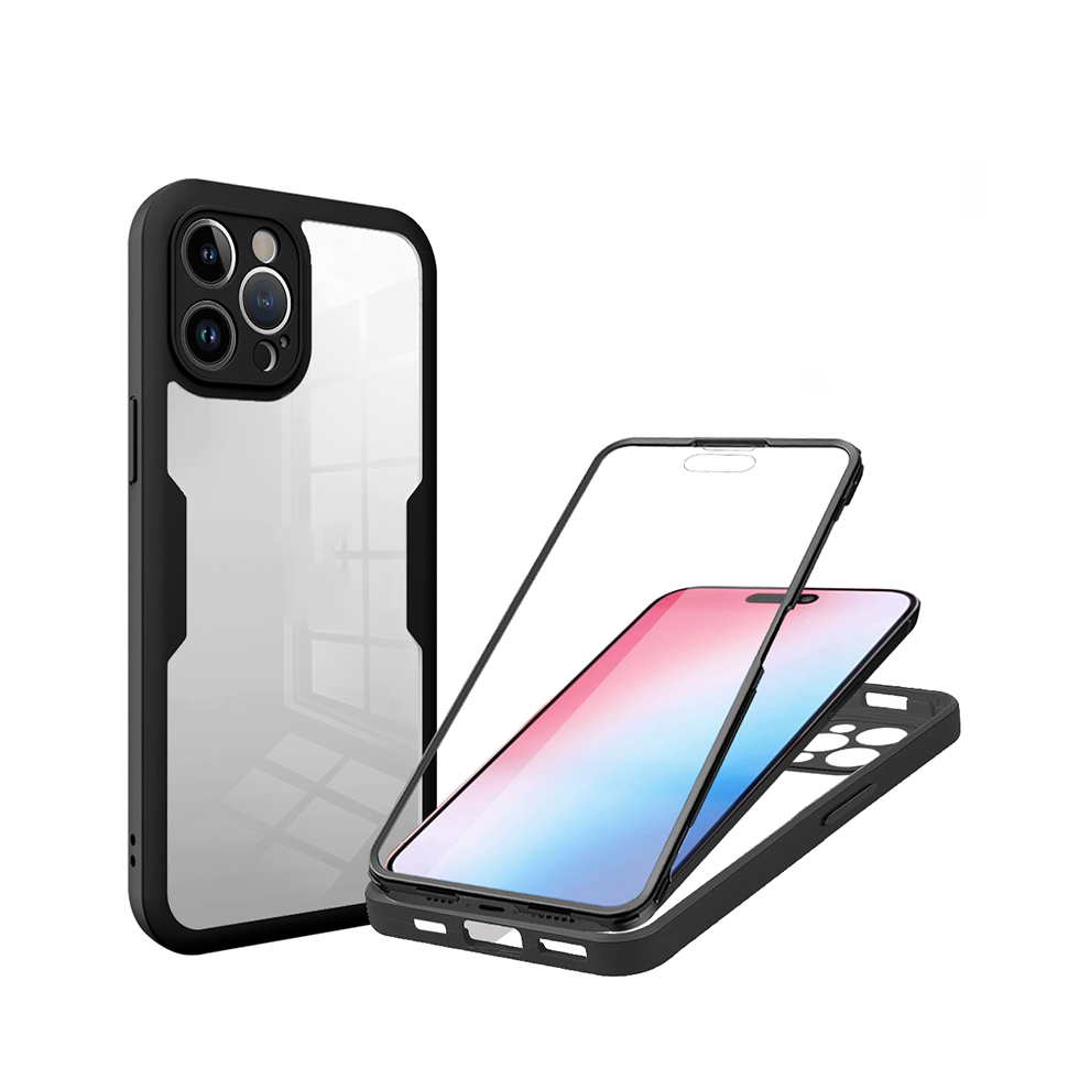 (, For Galaxy A05s 4G) Luxury 360 Full Body Shockproof Protective Case Fo Black 931287675943