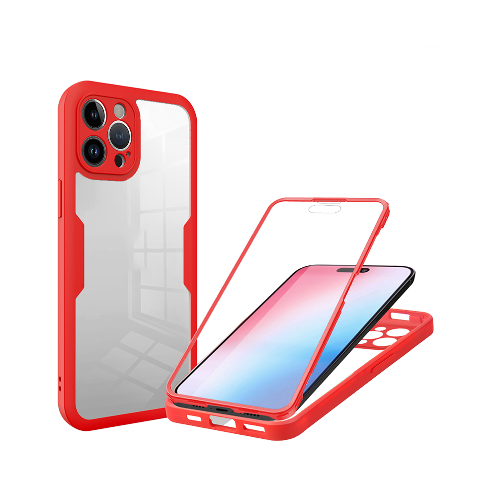 (, For Galaxy A05s 4G) Luxury 360 Full Body Shockproof Protective Case Fo Red 931287675998