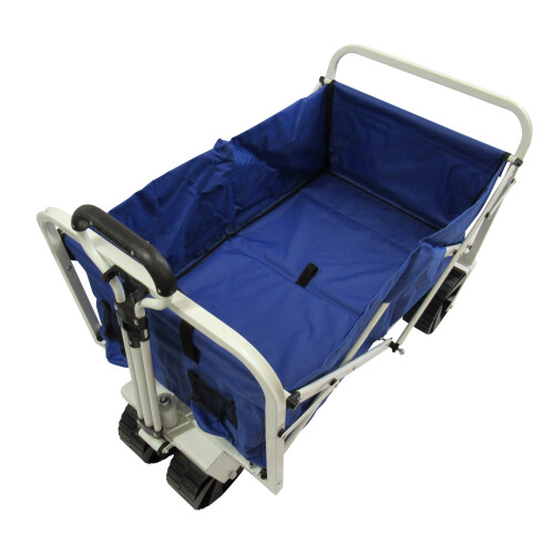 Pull Along Folding Trolley Cart (Heavy Duty Cleaning All Terrain)