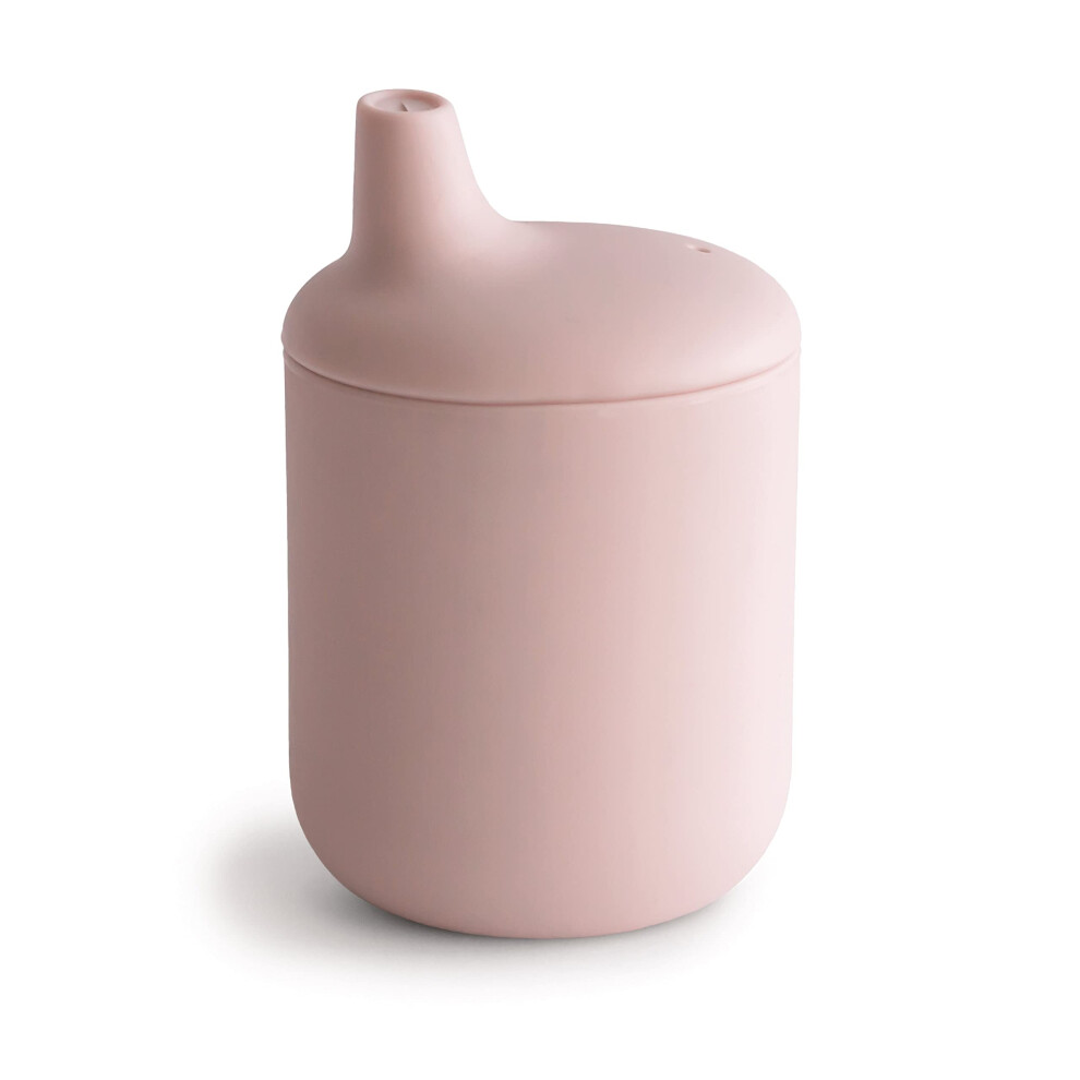 100% Silicone Baby Sippy Cup | 6 Months+ Powder Blue Mushie
