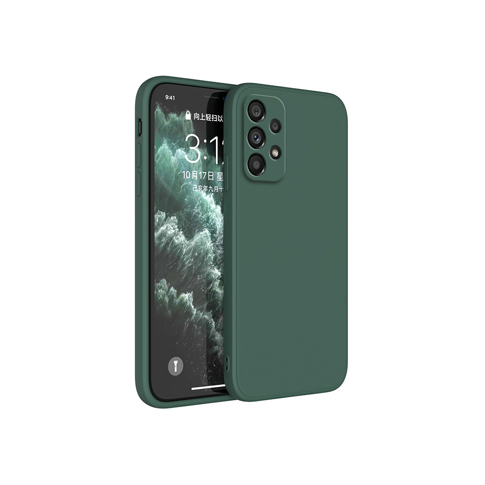 (Dark A73 5G) Original Silicone Phone Case For Samsung A32 A42 A Green 931287682095
