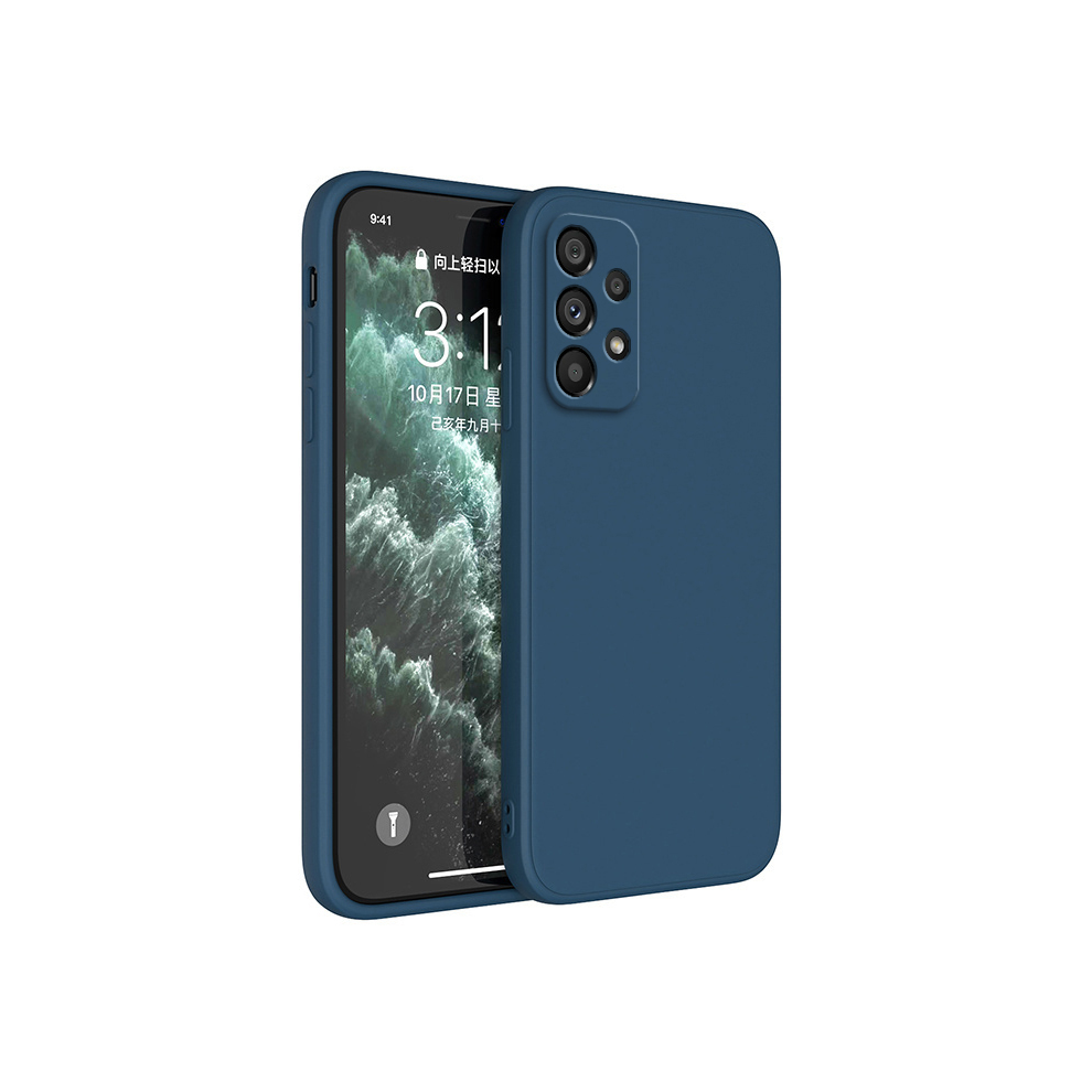 (Dark A54 5G) Original Silicone Phone Case For Samsung A32 A42 A Blue 931287682163