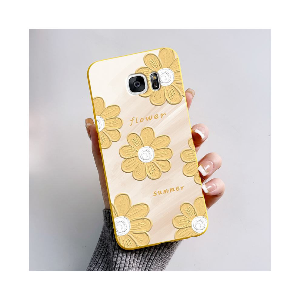 (-L06, For Galaxy S7 Edge) For Samsung Galaxy S7 Edge Case Cute Panda Silicon Yellow 931287670887