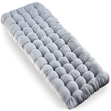 Zone Tech Outdoor Camping Cot Pads Madrass - Classic Grey Premium Kvalitet Bekvm tjockare bomull Sovkanna Ltt vattentt bottenplatta Madrass f