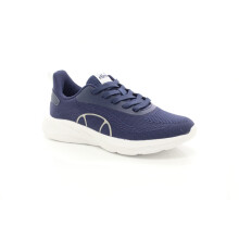 (UK Size 12, Navy) ellesse Men's Como Runner 1051 Sports Fitness Gym Running Lace Up Sneaker Trainers