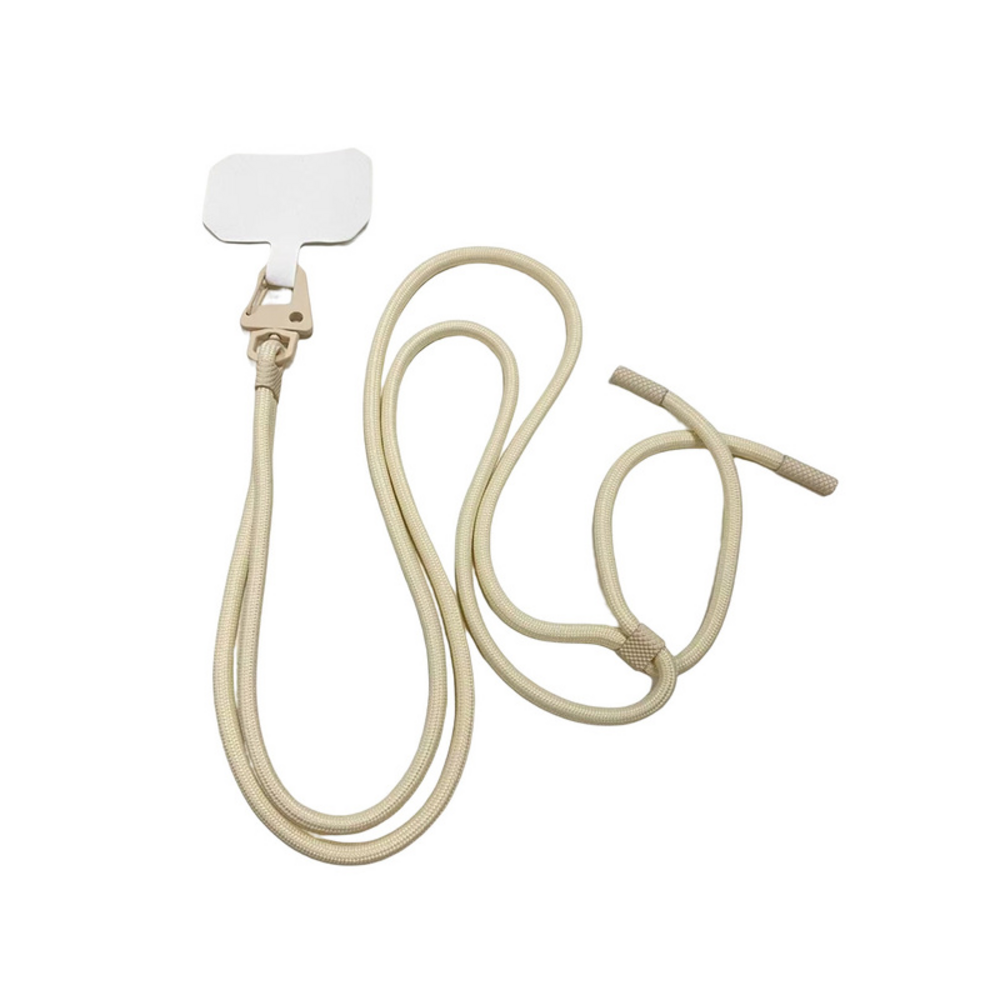 ( 5, For All Phone) Universal Crossbody Patch Phone Lanyards Mobile Ph Beige 931287694432
