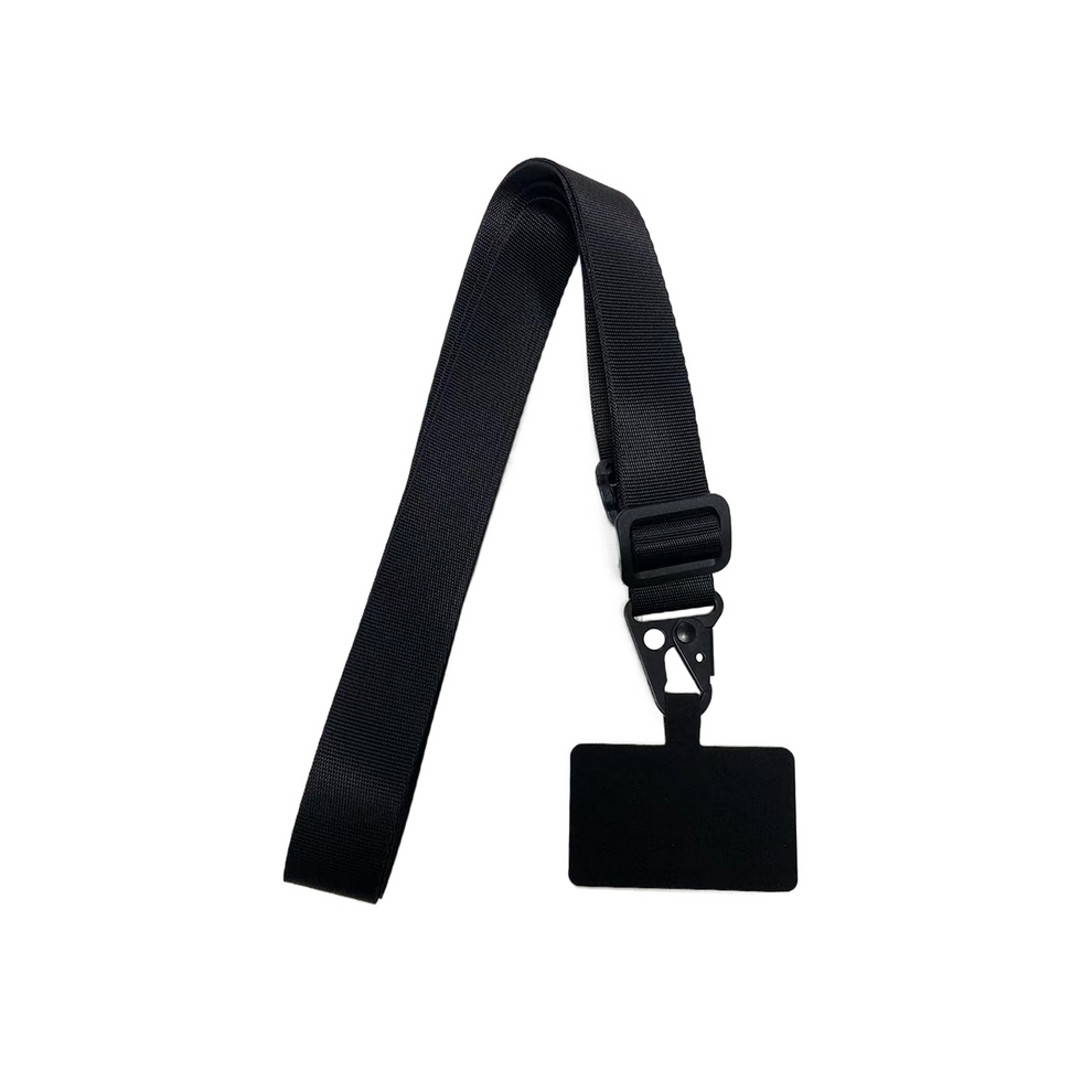(, For All Phone) Universal Crossbody Patch Phone Lanyards Mobile Ph Black 931287694456