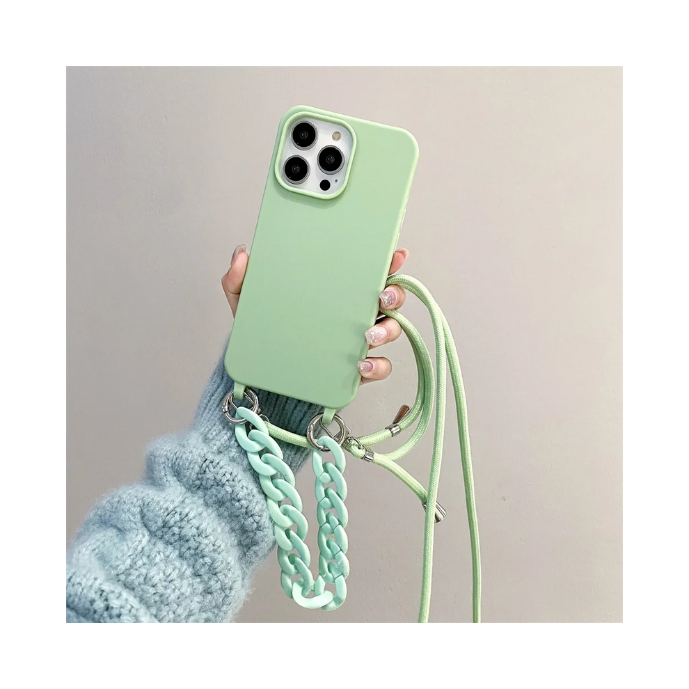 (Cyan, For Iphone 13) Wrist Strap Crossbody Phone Case For Iphone 14 Plu Blue 931287679606