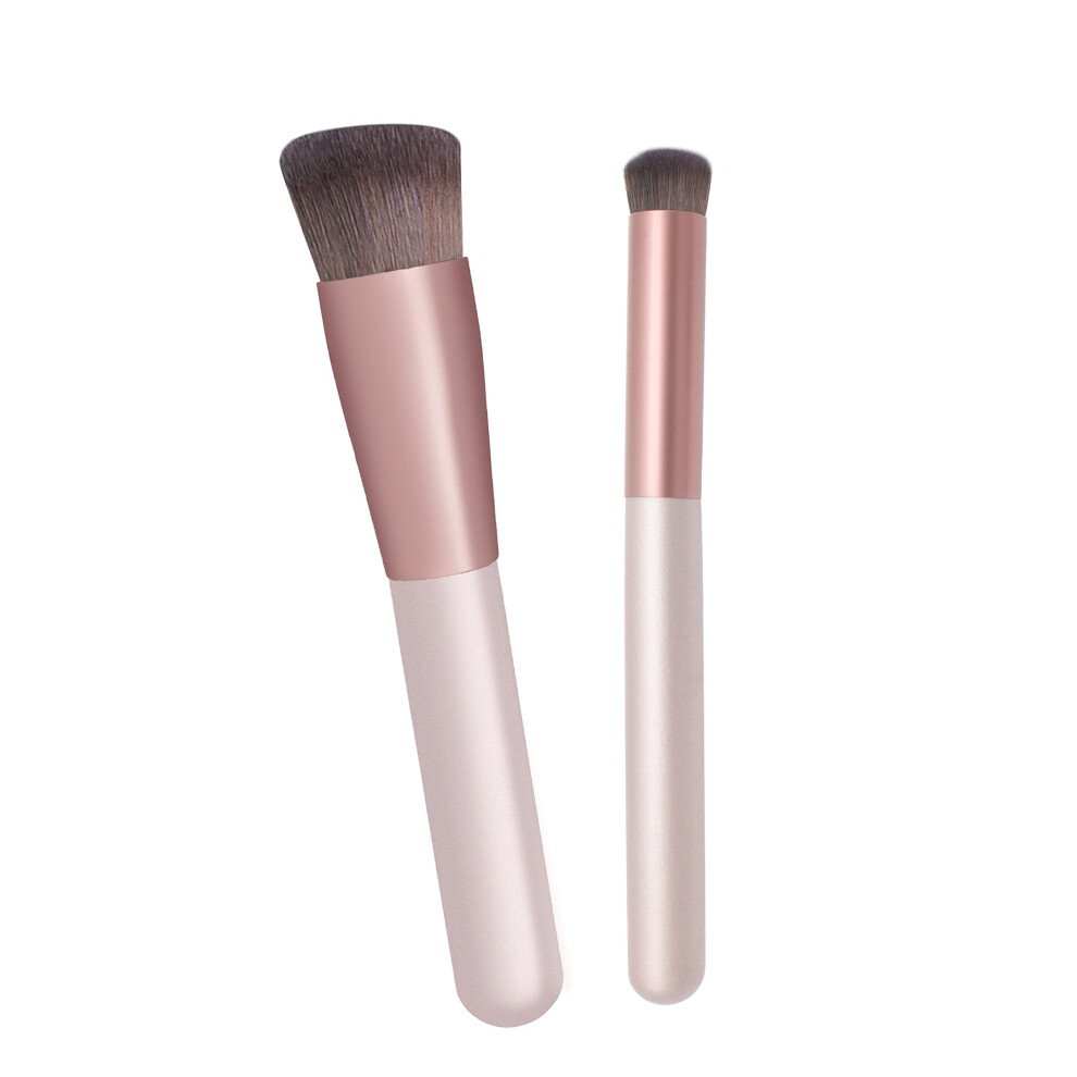 Xufan Foundation Brush Concealer Brush Kabuki Makeup Brush Face Contour Makeup Brush Portable Makeup Brush Can Be Used To Wipe Foundation Makeup Blus