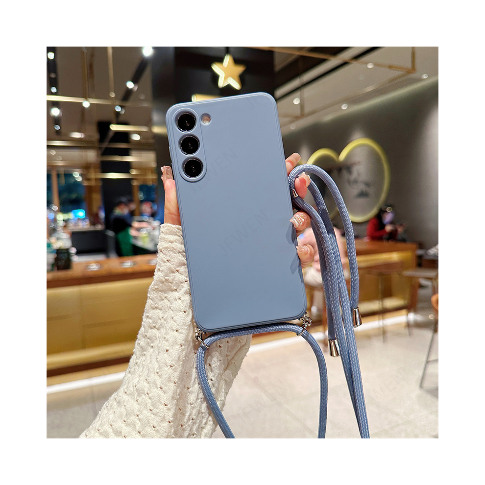 (Gray For Samsung A04) Crossbody Lanyard Case For Samsung Galaxy A55 A35 Blue 931287682811