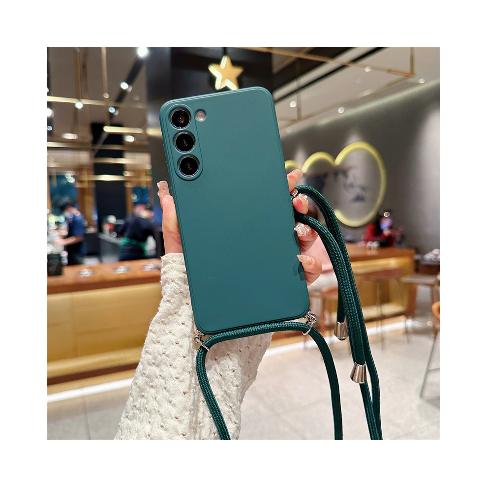 (Dark For Samsung A05s) Crossbody Lanyard Case For Samsung Galaxy A55 A35 Green 931287683528