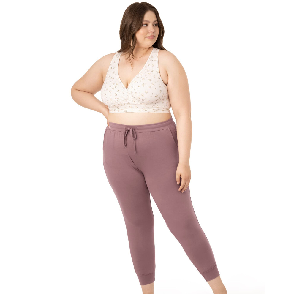 Pantalon de jogging de maternit    Kindred Bravely Everyday pour femme, coupe d   contract   e, Twilight, taille S
