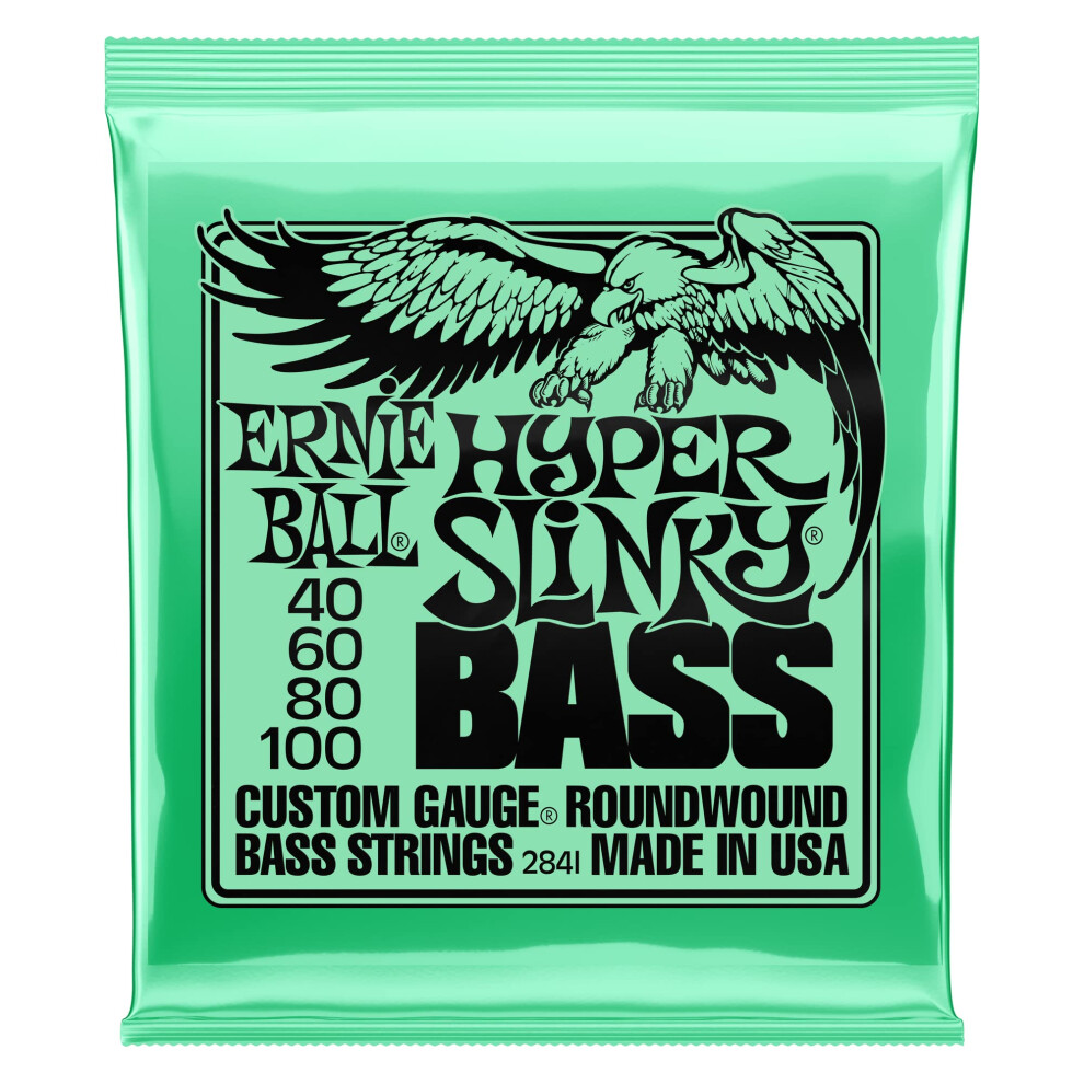 Ernie Ball Hyper Slinky Bass Nickel Wound, Corde Per Basso Elettrico, Scalatura 40, 100-image