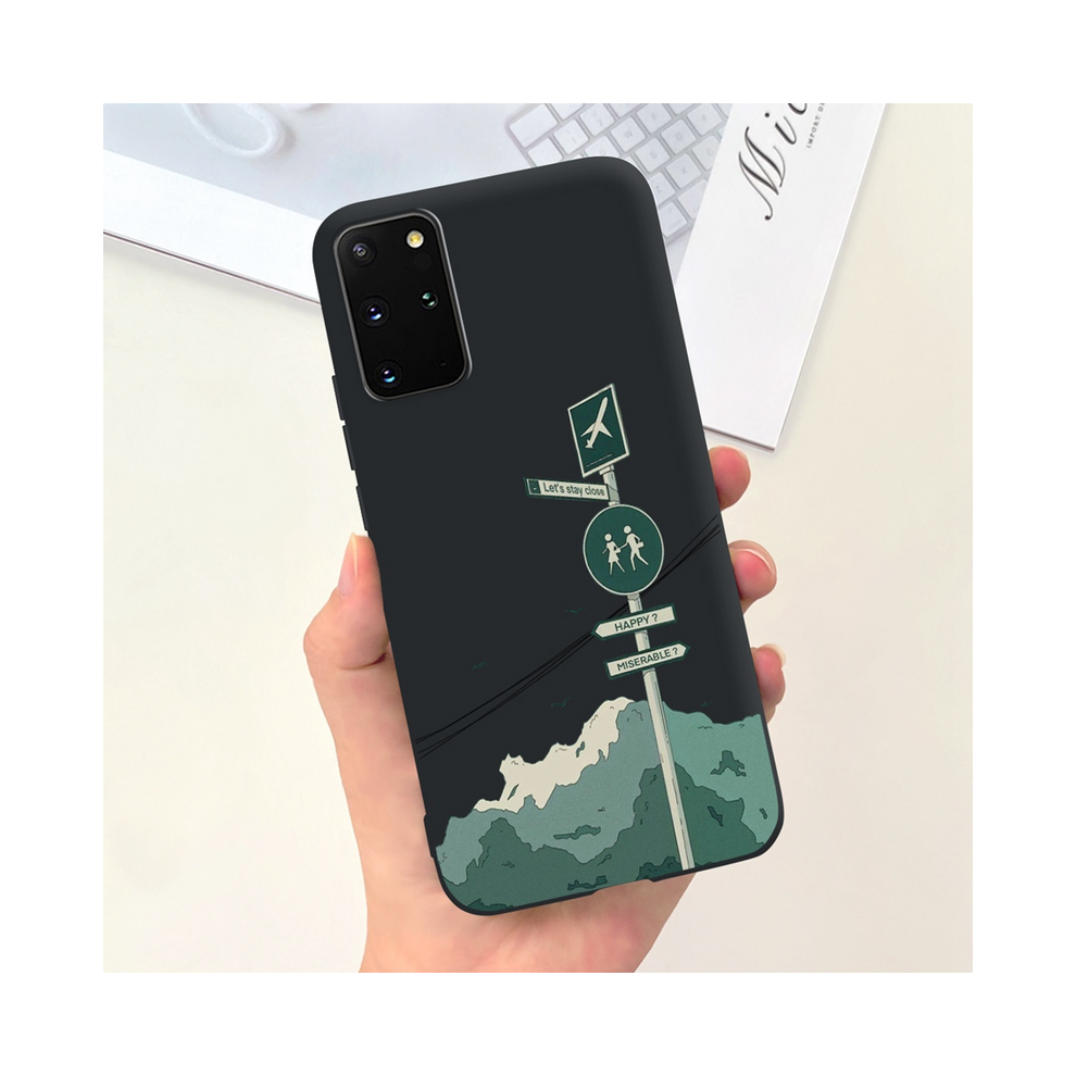(Capa-U50, For Samsung S20) For Samsung Galaxy S20 Plus Case Sm-G985f Silicone 931287712020