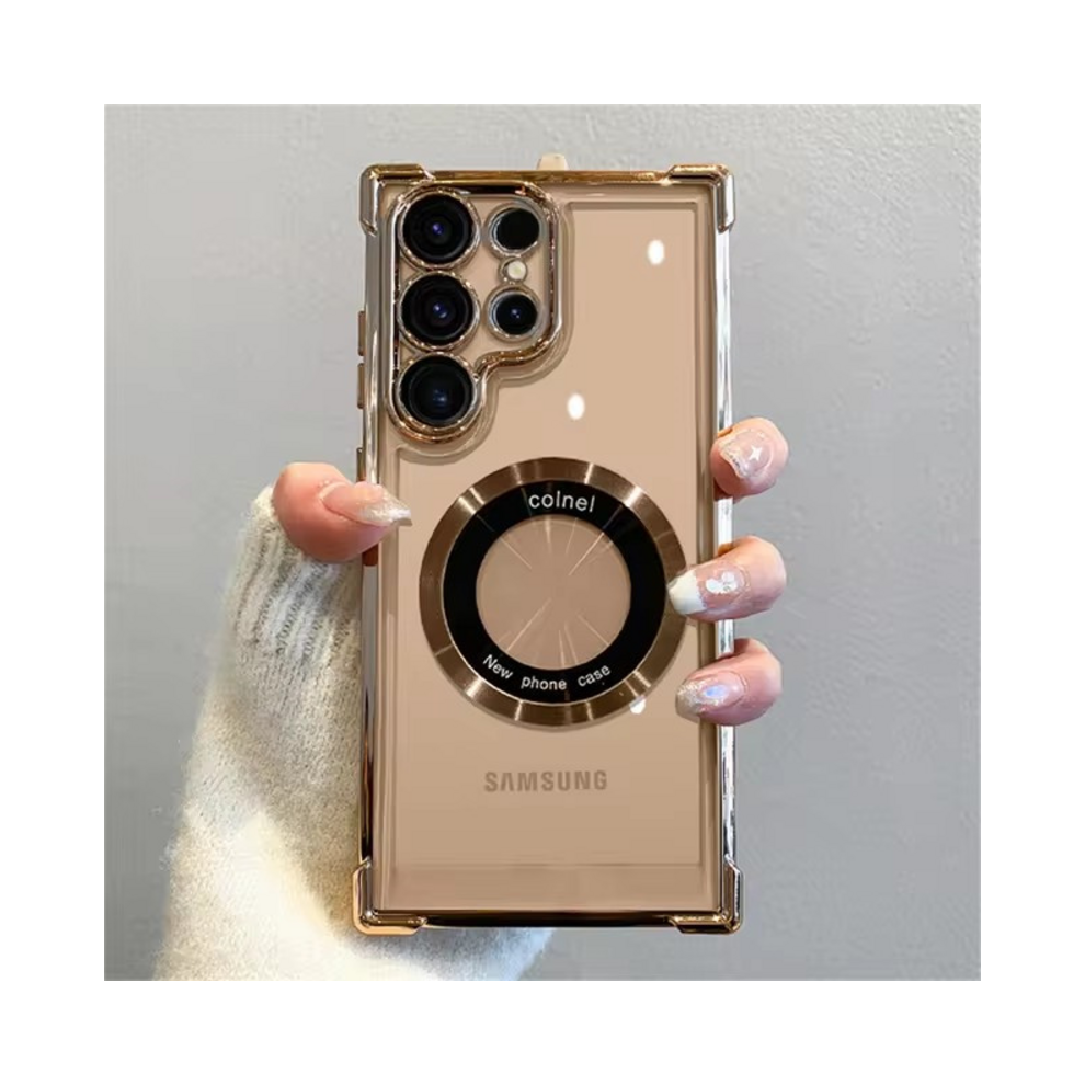 (, S23 Fe) For Magsafe Plating Phone Cases For Samsung Galaxy Gold 931287713904