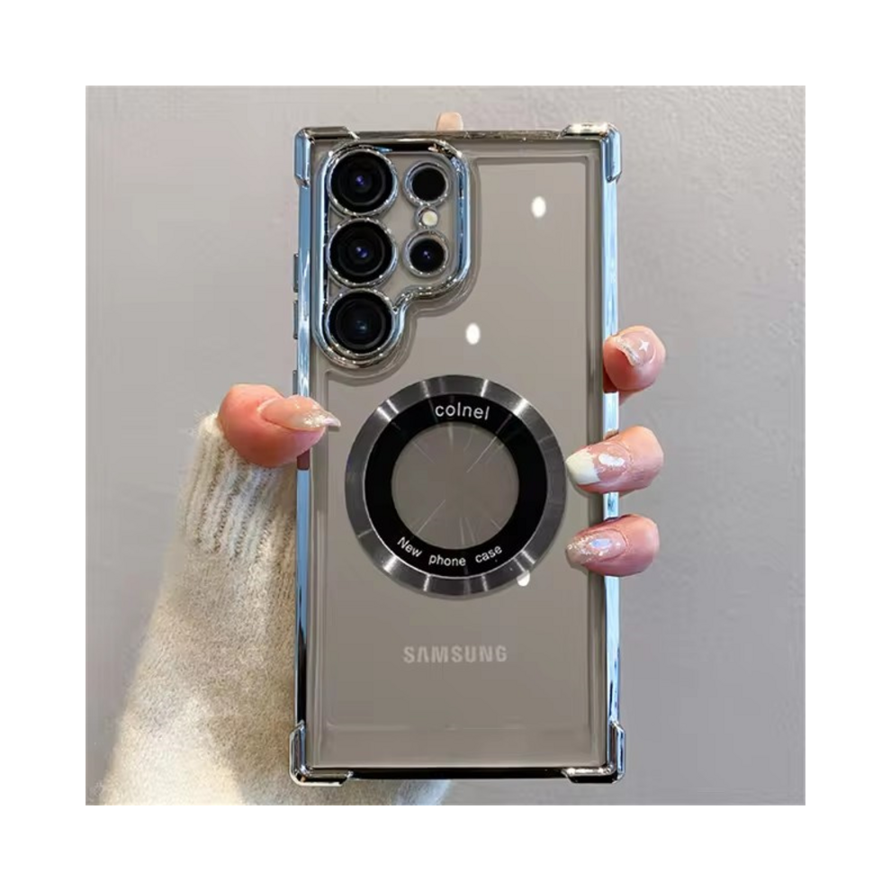 (Sliver, S21) For Magsafe Plating Phone Cases For Samsung Galaxy 931287714505
