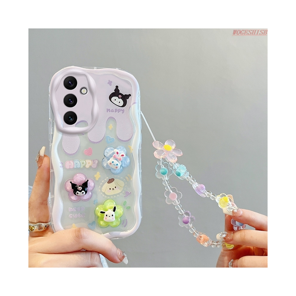 (Kuromi Galaxy A05s) Kuromi Cute Bear Case For Samsung Galaxy A02s A03s Purple 931287717353