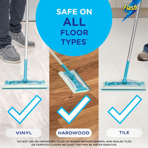 Flash FLASH New Speedmop Sk 16d+8w Plastic Cotton Blue 1