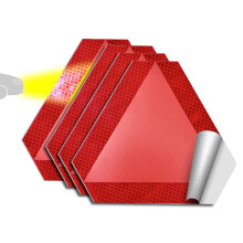 Signe du vhicule  dplacement lent 4 Pack 7 x 8 Diamond Grade rflchissant le triangle de vhicule  mouvement lent