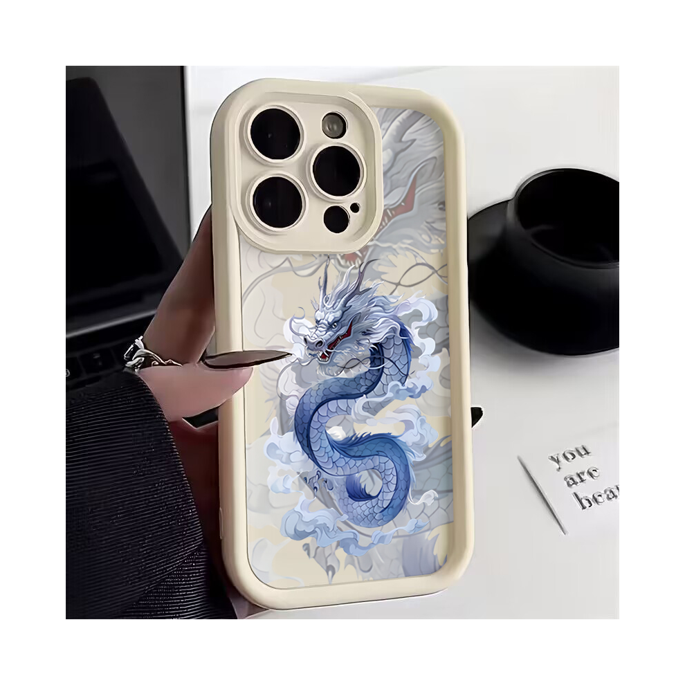 (8, For Iphone Xr) Illusory Color Chinese Dragon Silicone Phone Case 931287708405