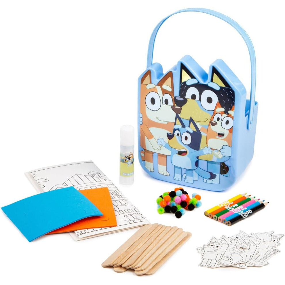 Bluey Craft Bucket Activity Set For Kids