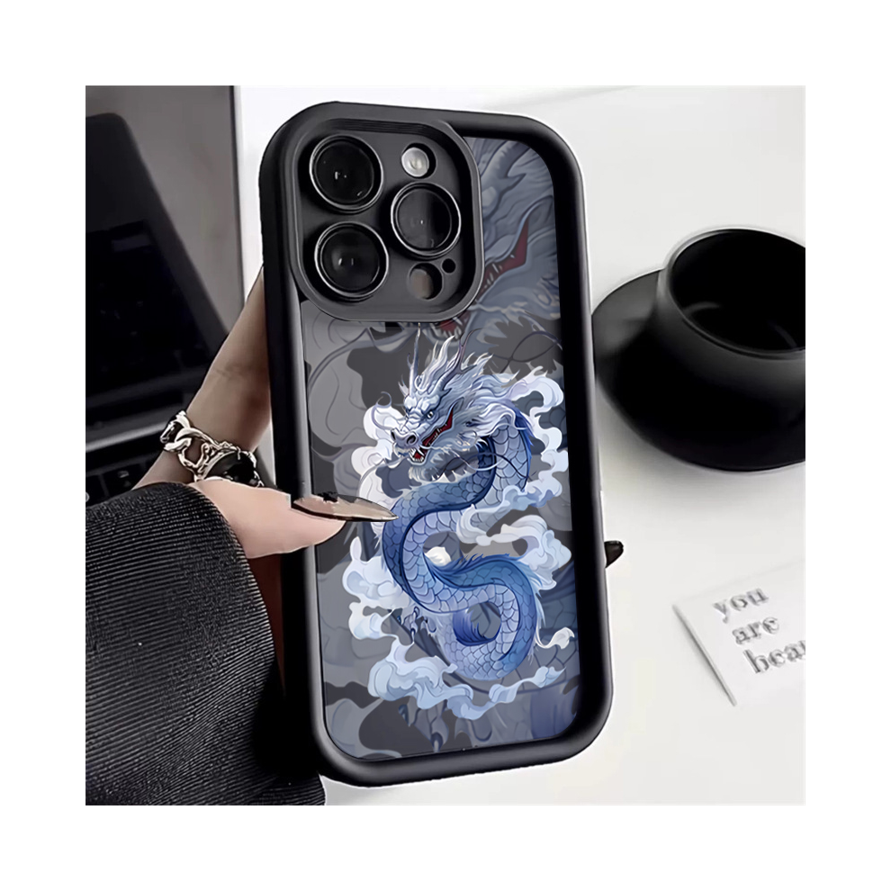 (7, For Iphone Xr) Illusory Color Chinese Dragon Silicone Phone Case 931287708825