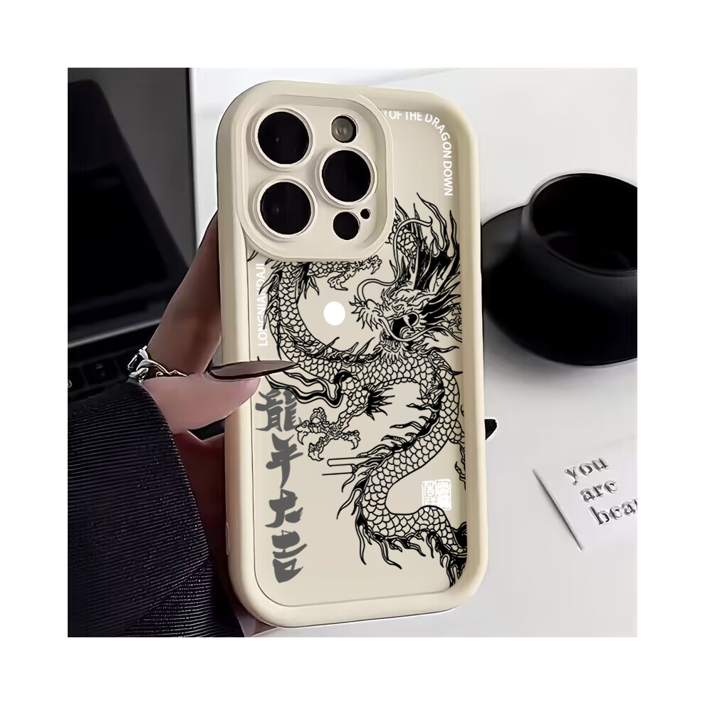 (5, For Iphone Xr) Illusory Color Chinese Dragon Silicone Phone Case 931287709846