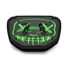 Battle Nightmare 2.0 Chrome Football Back Plate Erwachsene