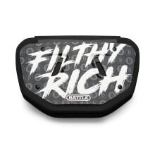 Battle Filthy Rich Chrome Football-R ckenplatte Erwachsene
