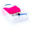 Really Useful Really Useful Box Nestable Plastic Storage 43 Litre Clear (Pack of 3) 5