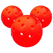Franklin Sports Boules de Pickleball X-40 Approuvées USAPA - 3 Boules Extérieures - Ember - US Open