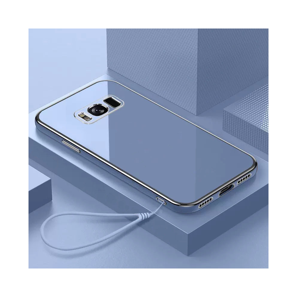 (Gs6d For Galaxy S8 Plus) For Samsung Galaxy S8 Case Luxury Square Plating G Grey 931287755829