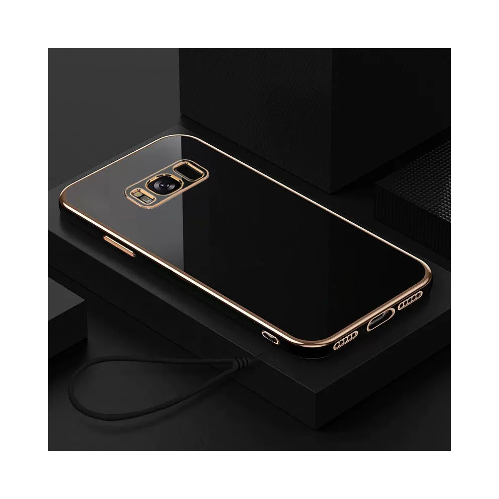 (Gs6d For Galaxy S8) For Samsung Galaxy S8 Case Luxury Square Plating G Black 931287755898