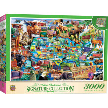 MasterPieces 3000 stukjes puzzel voor volwassenen, familie of jeugd - Nationale parken van de VS - Fabrikantfout - 32""x45""""