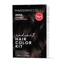 Madison Reed Strahlendes Haarfrbeset | 3NNA Khles Schwarzbraun mit aschigen Untertnen (Positano Black) fr 100 % Grauhaarabdeckung | Dimensional P