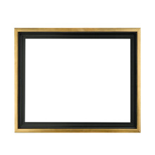 Jerry's Artarama 3/4 Core Floater 3 Pack -ramar fr Canvas Artwork Display [9x12 - Black/Antique Gold] - Perfekt fr hemvggsdekor Bedrum Vggkon