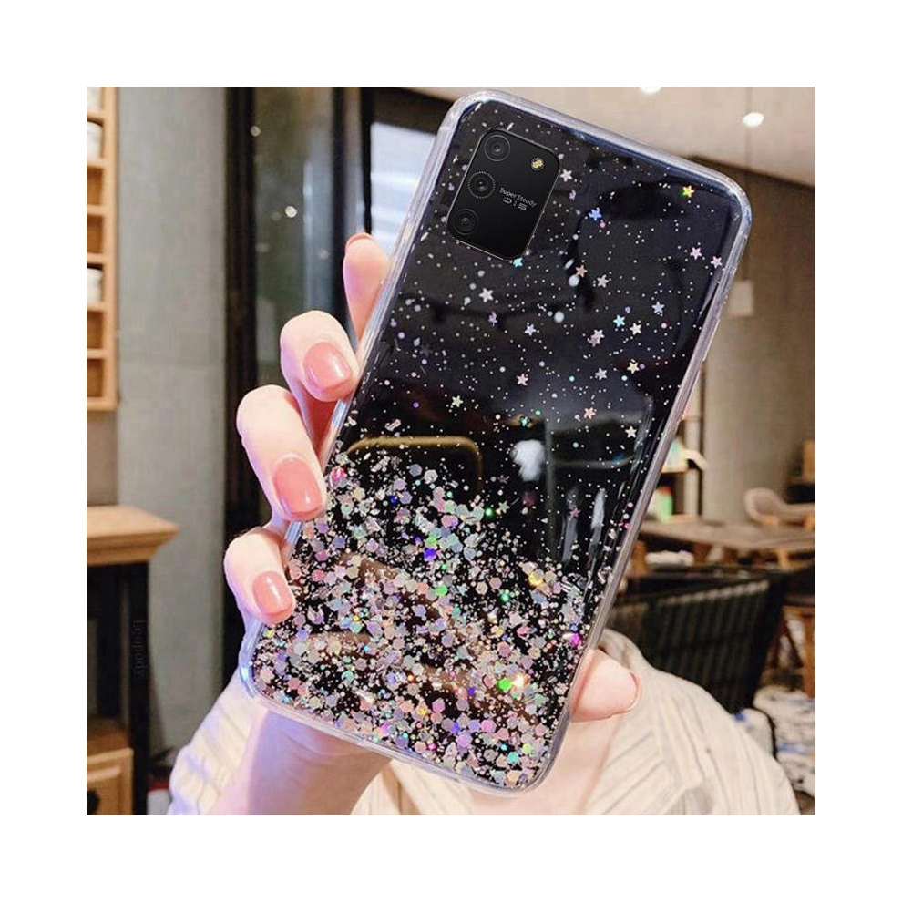 (, For Samsung N770f Ds) Glitter Phone Case For Samsung Galaxy Note 10 Lite Black 931287769758