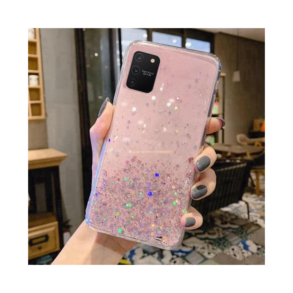 (, For Samsung N770f Ds) Glitter Phone Case For Samsung Galaxy Note 10 Lite Pink 931287769857