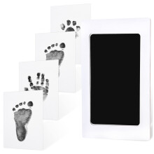 1-Pack Bläckfri Hand- och Fotavtryck Kit - Bläckplatta för Baby och Hund