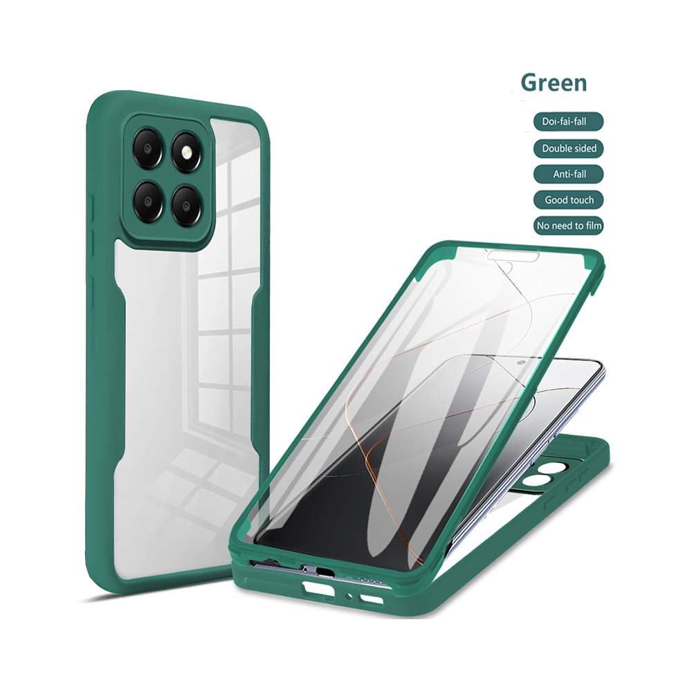 (, For Galaxy A05s 4G) 360 Full Body Silicone Shockproof Phone Case For Green 931287759544