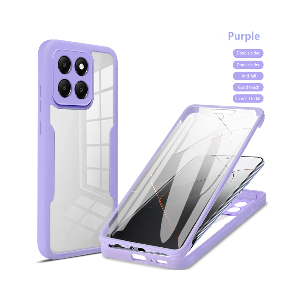 (, For Galaxy A05s 4G) 360 Full Body Silicone Shockproof Phone Case For Purple 931287759605