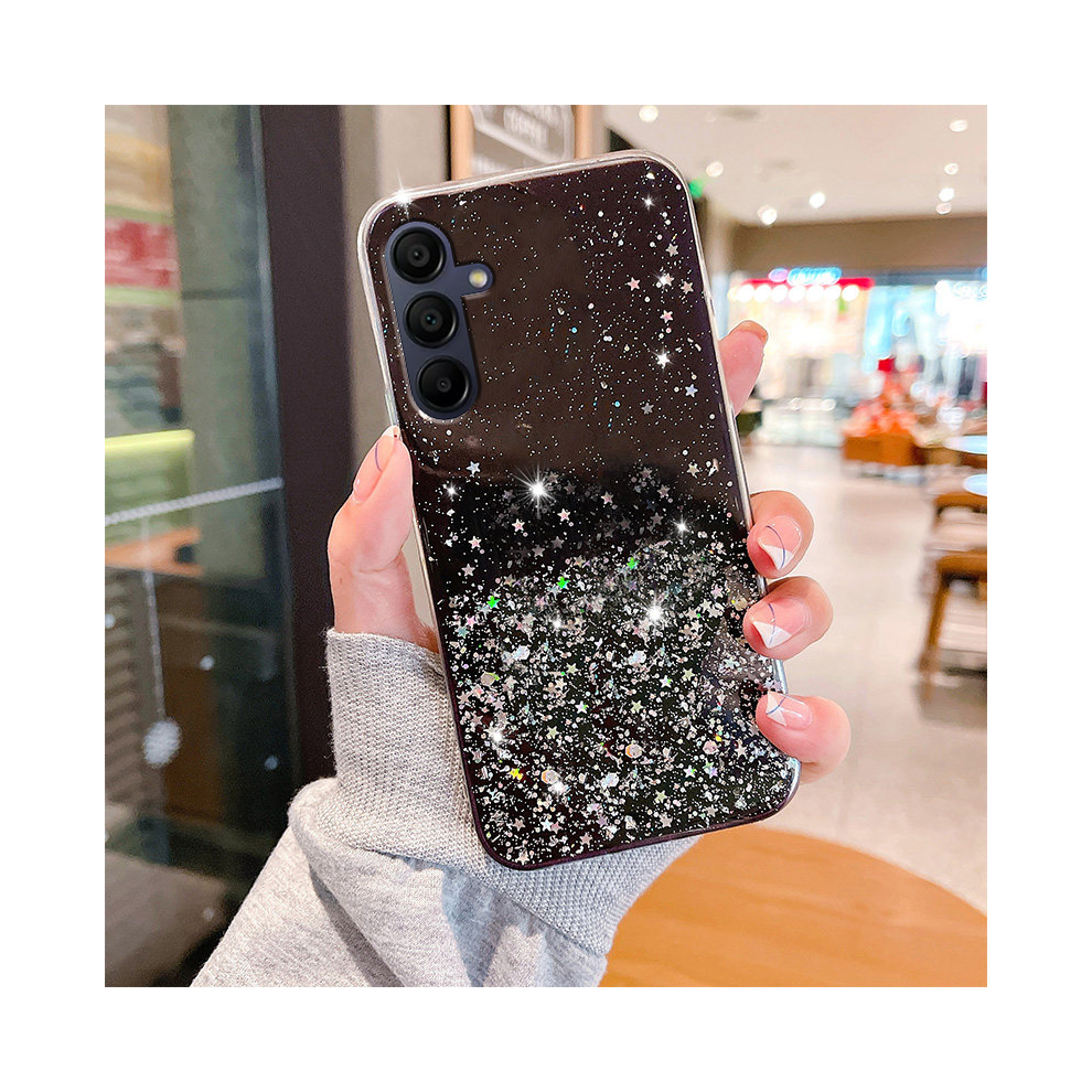 (, A05s) Luxury Fashion Glitter Case For Samsung Galaxy A05 Black 931287762841