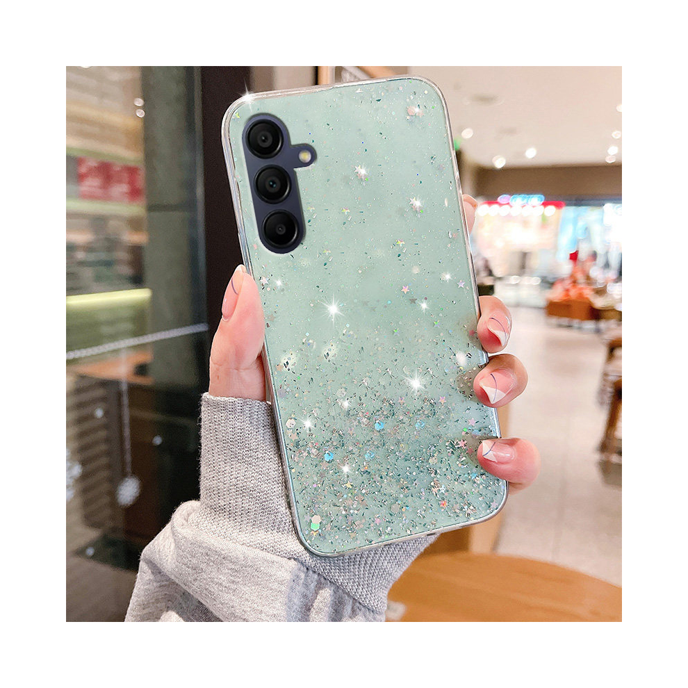 (, A04s) Luxury Fashion Glitter Case For Samsung Galaxy A05 Green 931287763695