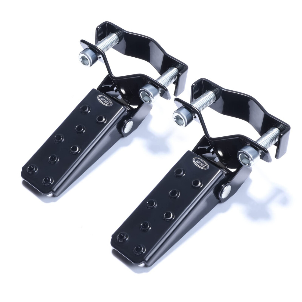 Aicars Universal Motorcycle Foot Pegs: Bike Footpegs Folding Pedal Fit For Mini Bike Atv Utv Go Karts 774980005460