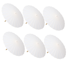 STÜCKE Papier Sonnenschirm Hochzeit Regenschirm Favor 60cm Bambus Regenschirme für Braut Dusche Mittelstücke Foto Requisiten