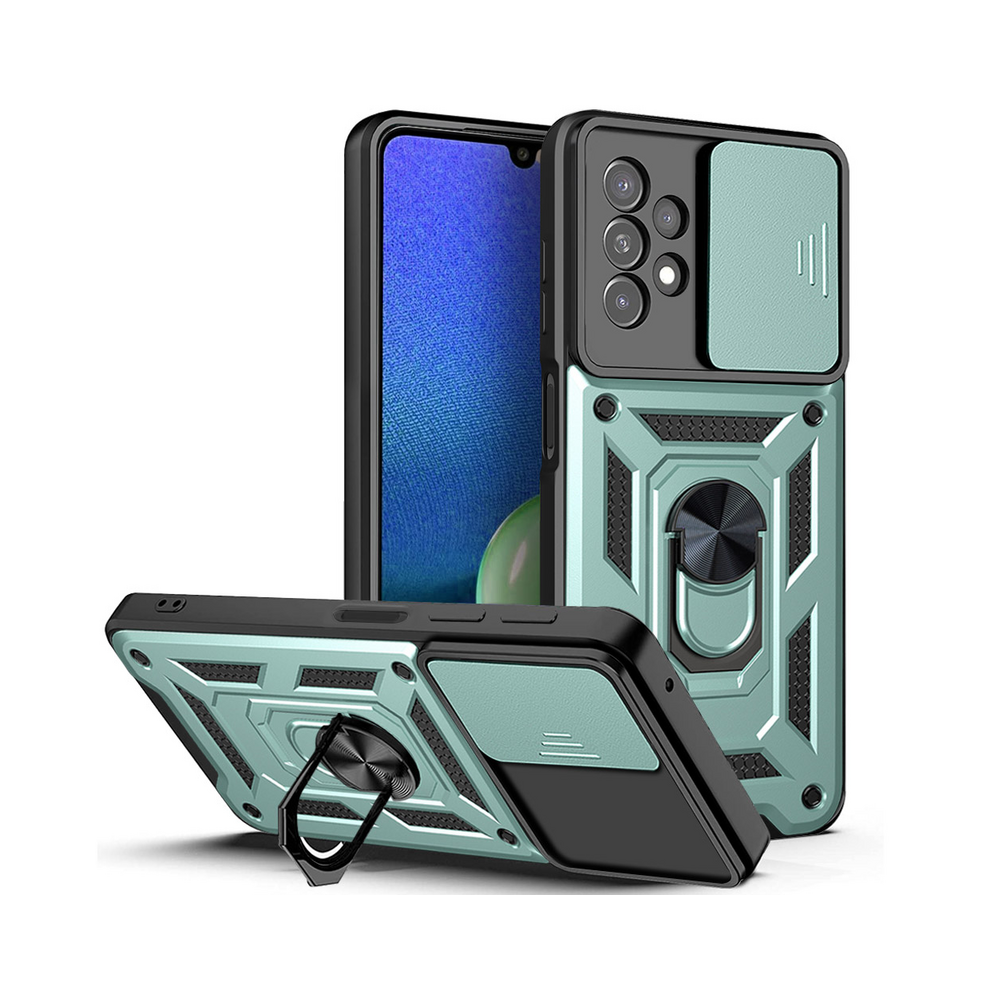 ( Phone Case, For A13 4G) Armor Shockproof Case For Samsung Galaxy A13 4G A1 Green 931287785031
