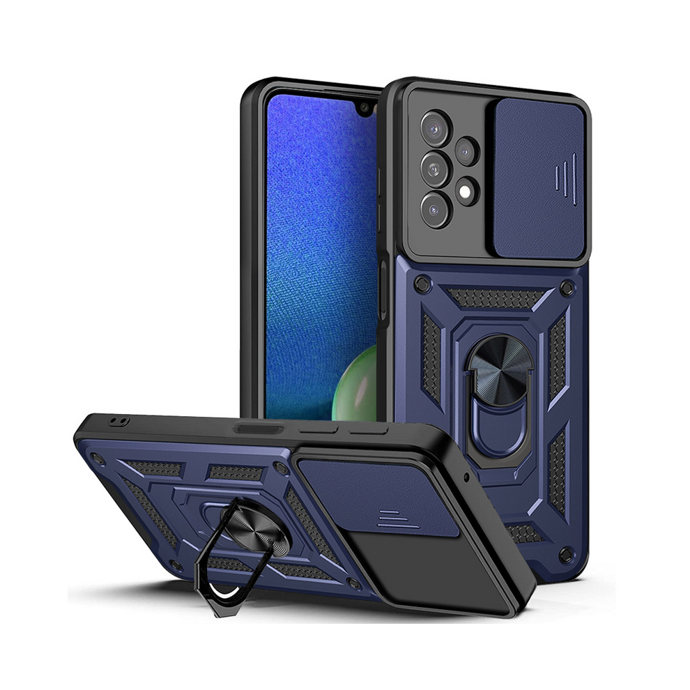 ( Phone Case, For A13 4G) Armor Shockproof Case For Samsung Galaxy A13 4G A1 Blue 931287785017