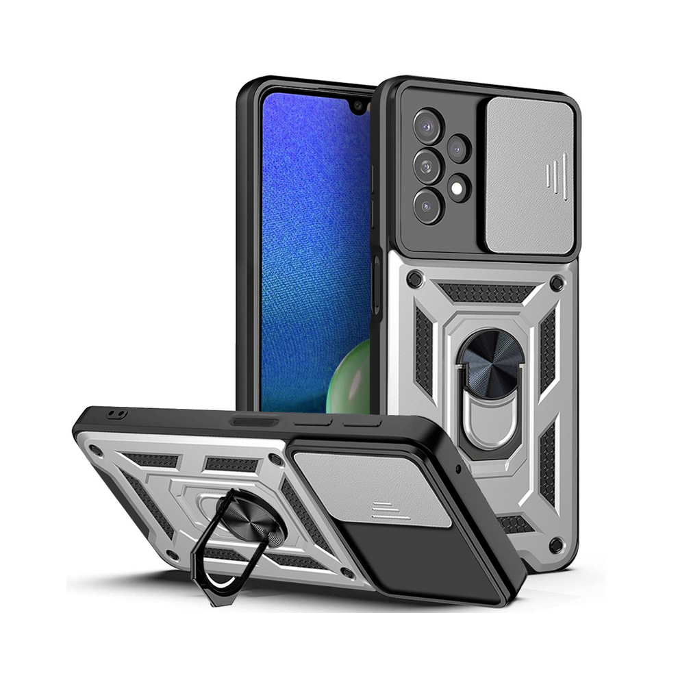 ( Phone Case, For A13 4G) Armor Shockproof Case For Samsung Galaxy A13 4G A1 Silver 931287785048